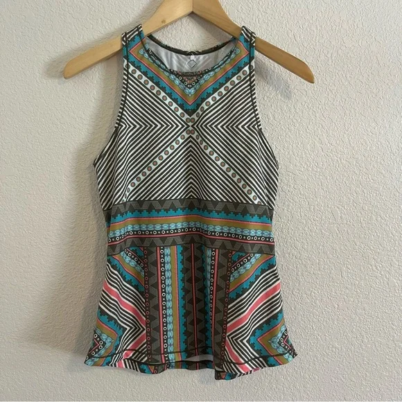 Prana Boost Yoga Tank Top Printed Boho - Picture 1 of 6